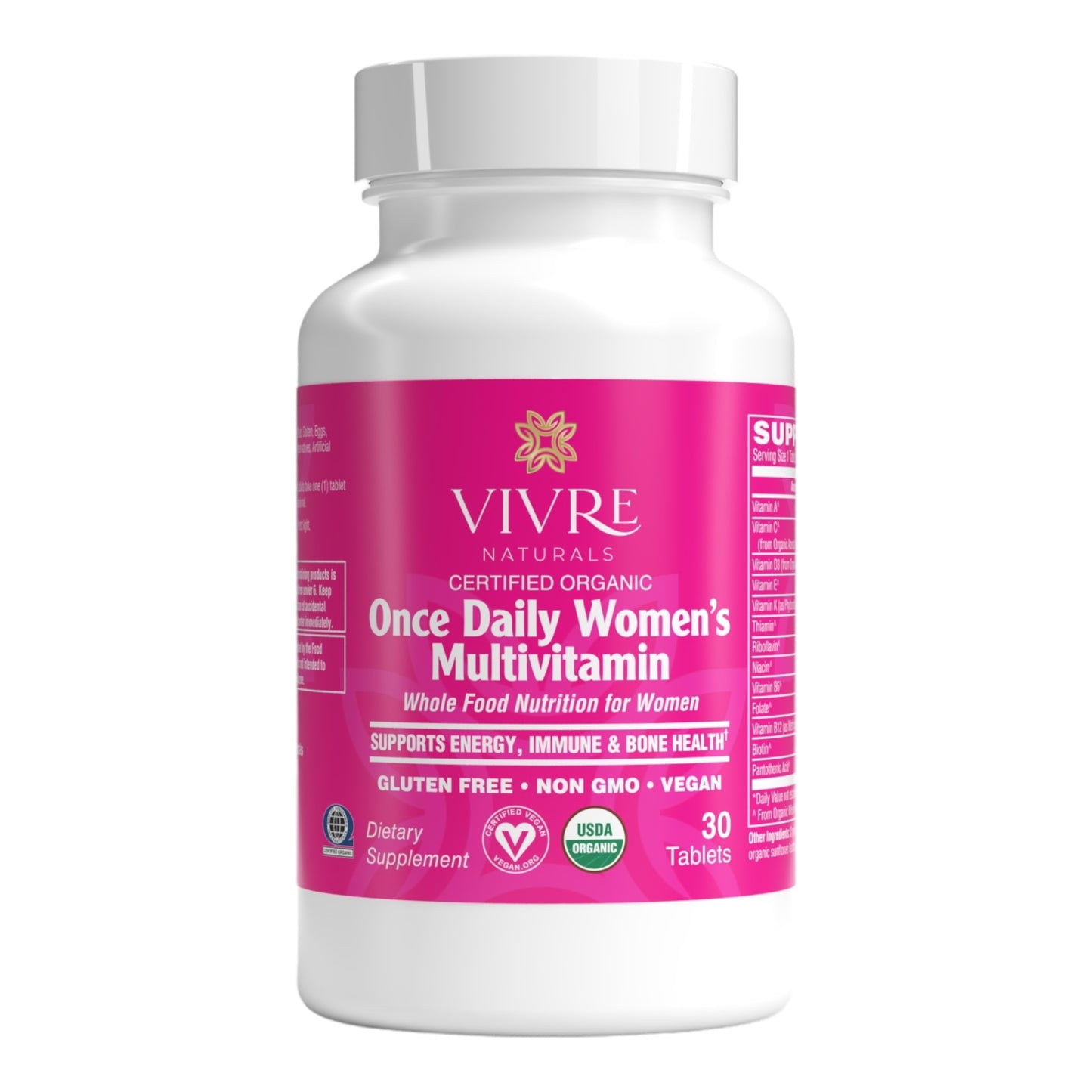 Certified Organic Once Daily Women's Multivitamin